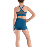 BLOCH CR8464 GIRLS NICOLIA V-FRONT SHORTS