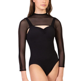 SUFFOLK 2675A WOMEN MERMAID TANK LEOTARD WITH MOCK NECK SHRUG TOP