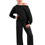 MIRELLA M80008C GIRLS WIDE LEG SWEATPANT - The Dance Shoppe
