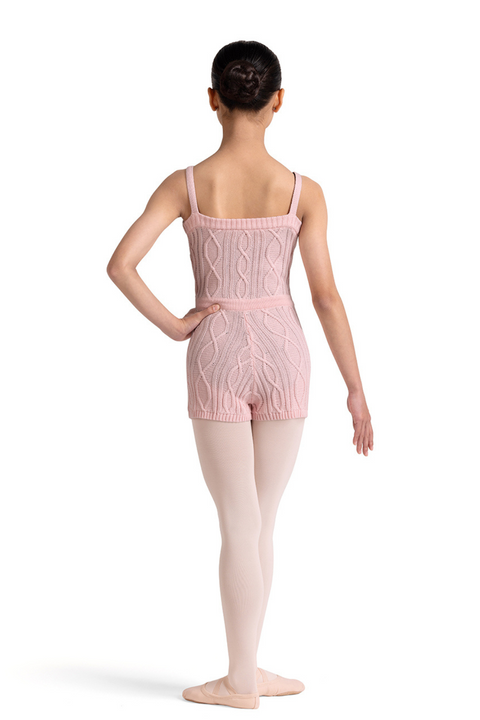 BLOCH CU12002 GIRLS KNIT SHORT UNITARD