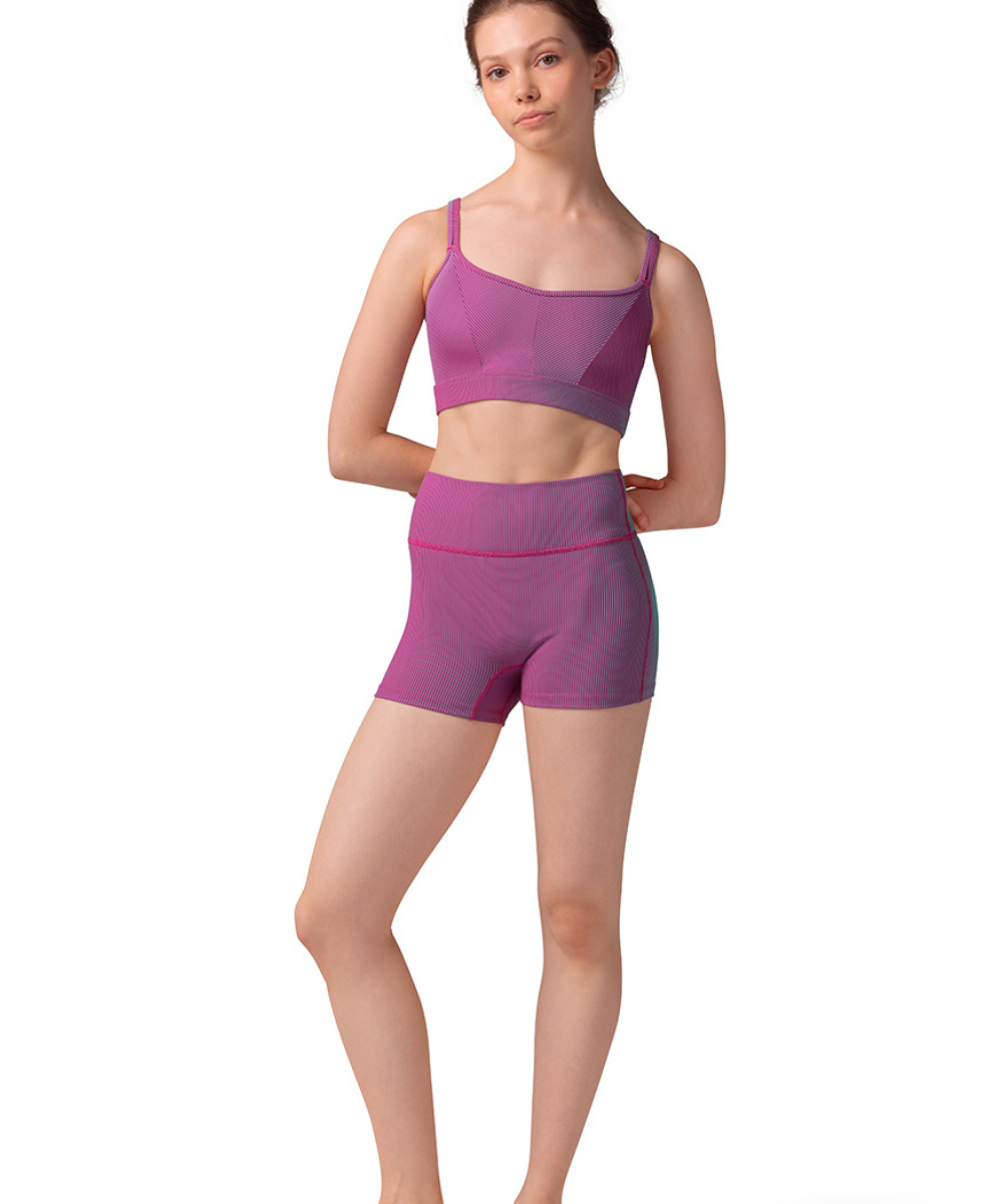 M30002L WOMEN CROSS BACK CAMISOLE CROP TOP-MIRELLA