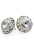 GLAMOUR GODDESS RHINESTONE CLIP-ON/PIERCED RIVOLI DANCE EARRINGS