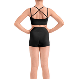 MIRELLA M90009C GIRLS HI WAIST SHORTS - The Dance Shoppe