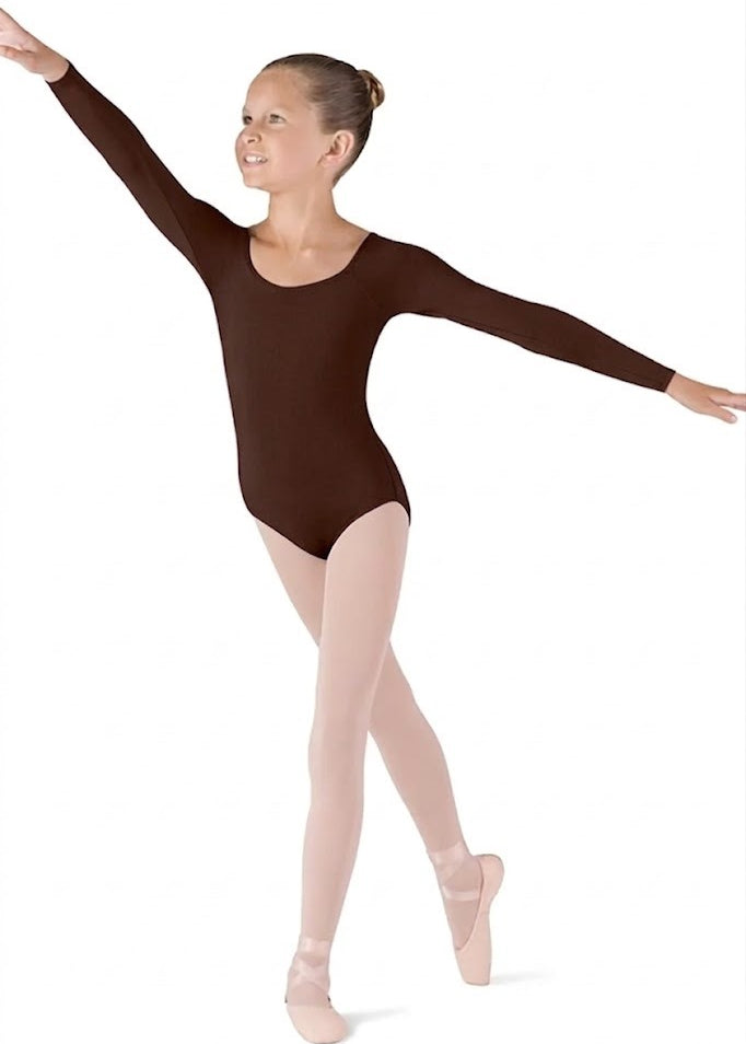 BLOCH CL5609 GIRLS MEGLIO LONG SLEEVE LEOTARD