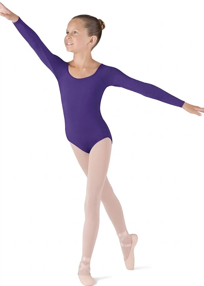 BLOCH CL5609 GIRLS MEGLIO LONG SLEEVE LEOTARD