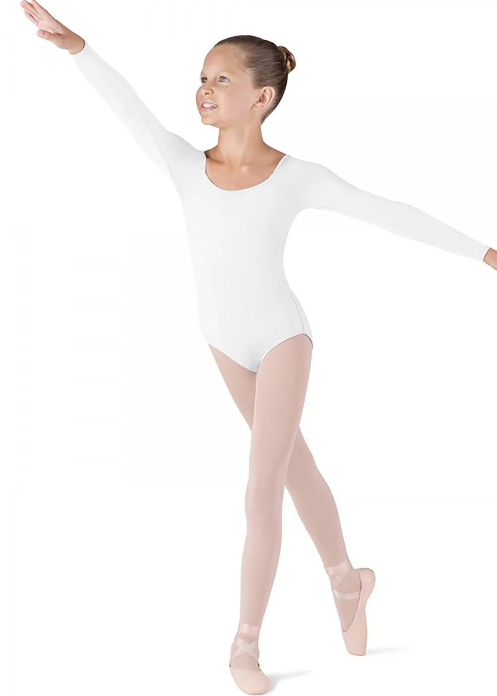 BLOCH CL5609 GIRLS MEGLIO LONG SLEEVE LEOTARD