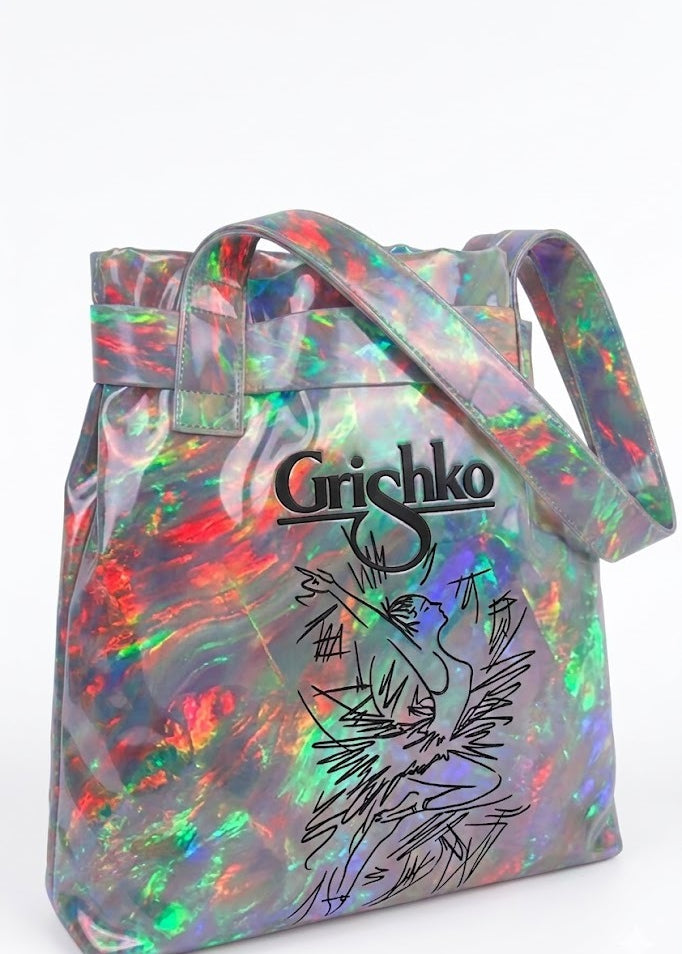 NIKOLAY GISELLE MODERN METALLIC DANCE TOTE BAG