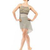 ELEVE DANCEWEAR WOMEN MID HIGH-LOW SKIRT MESH