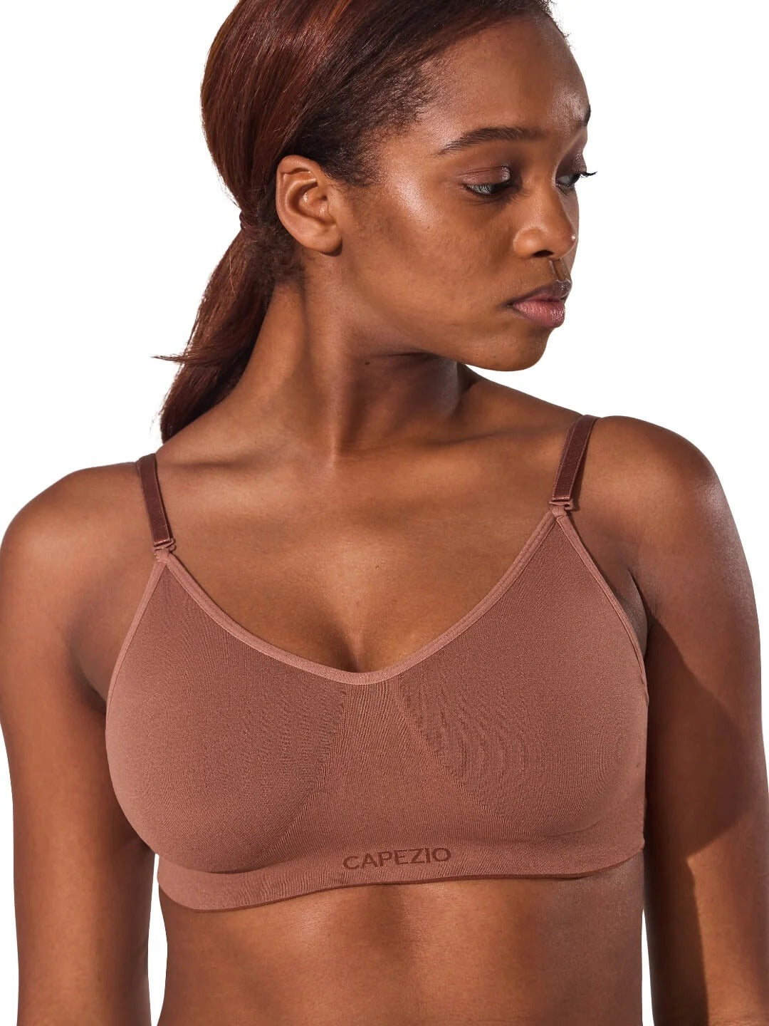 CAPEZIO 3683 SEAMLESS CLEAR BACK BRA