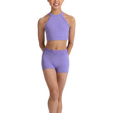 BLOCH CZ30008 GIRLS MODENA FLORAL CROP TOP