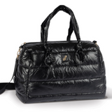 DANSHUZ B24502BLK GIRLS THE BLACK PUFFER BAG
