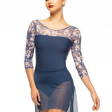 ELEVE DANCEWEAR WOMEN MID HIGH-LOW SKIRT MESH