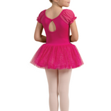 MIRELLA M1559C GIRLS CAP SLEEVE TUTU DRESS
