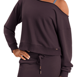 MIRELLA M30019L WOMEN OFF SHLDER SWEATER - The Dance Shoppe