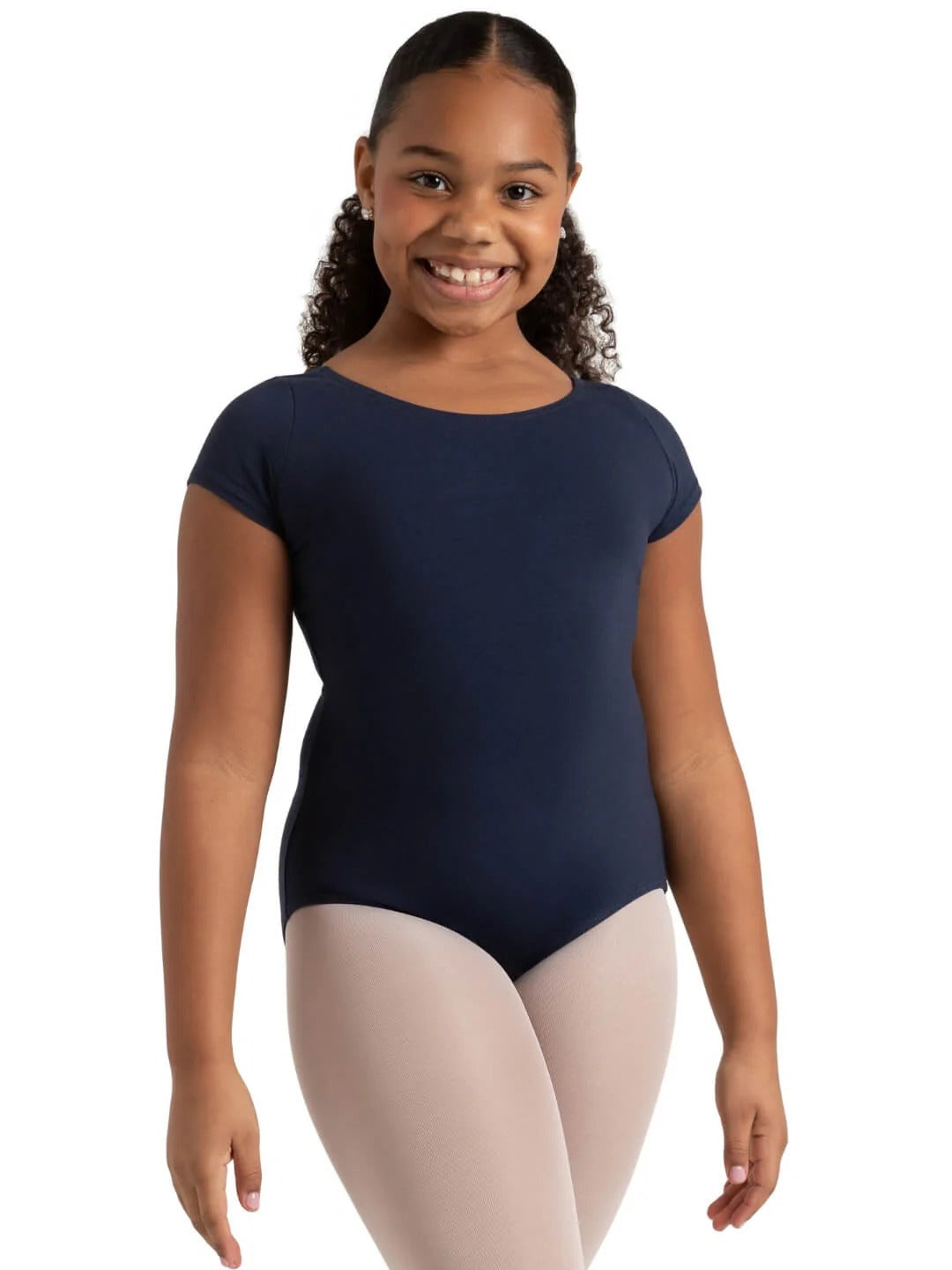 CAPEZIO CC400C GIRLS SHORT SLEEVE LEOTARD