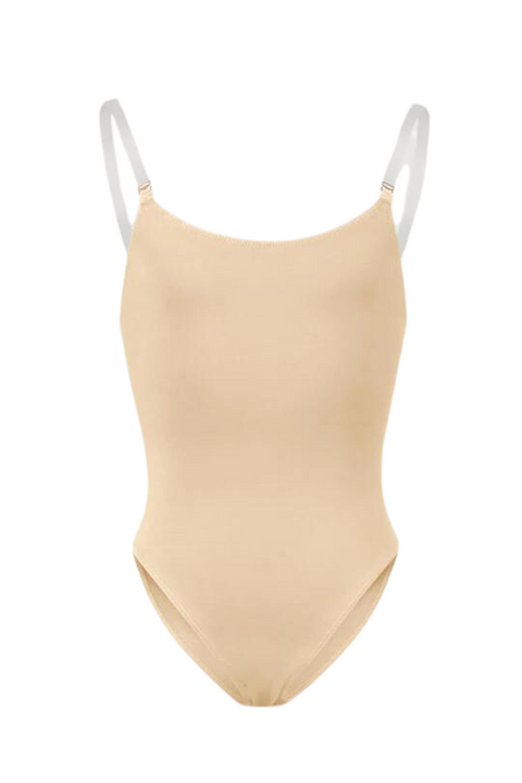 BLOCH CB3397 GIRLS AUVA REMOVABLE/ADJUSTABLE STRAPS CAMISOLE LEOTARD