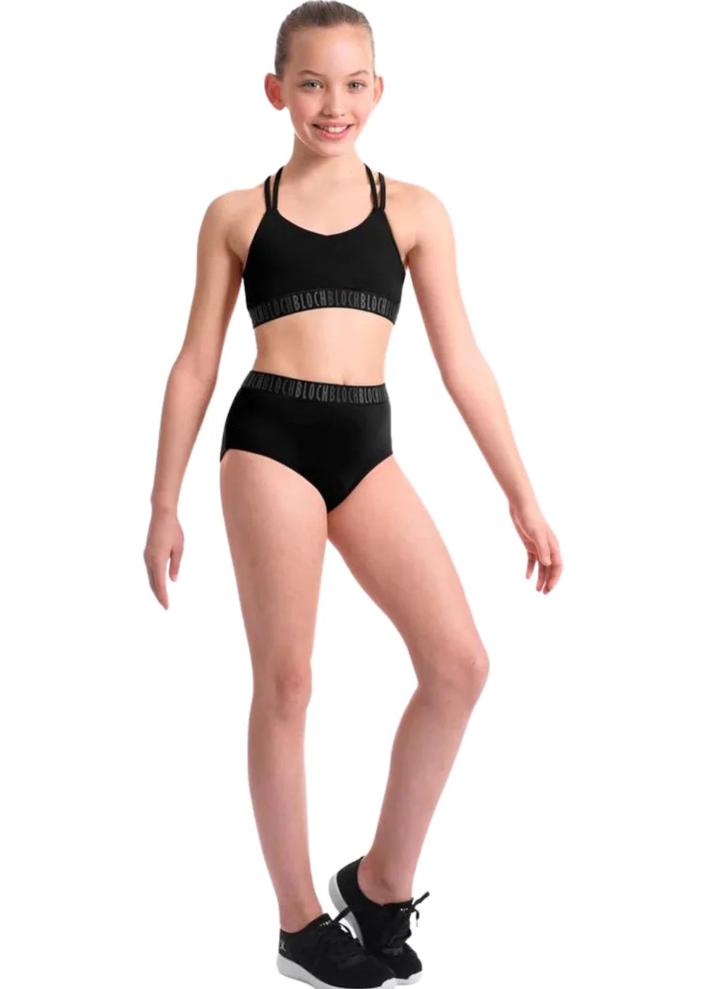 BLOCH FR5186C GIRLS NEELA HIGH WAISTED DANCE BRIEF