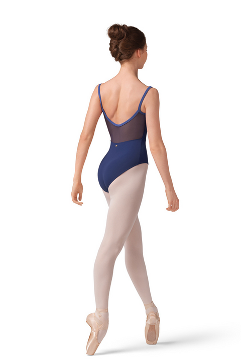 MIRELLA  M70003LM WOMEN MESH BODICE CAMISOLE LEOTARD