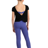 BLOCH CZ4252 GIRLS BOAT NECK T-SHIRT