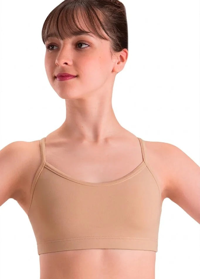 MOTIONWEAR 3087SSC V-BACK STRAP CAMI BRA TOP