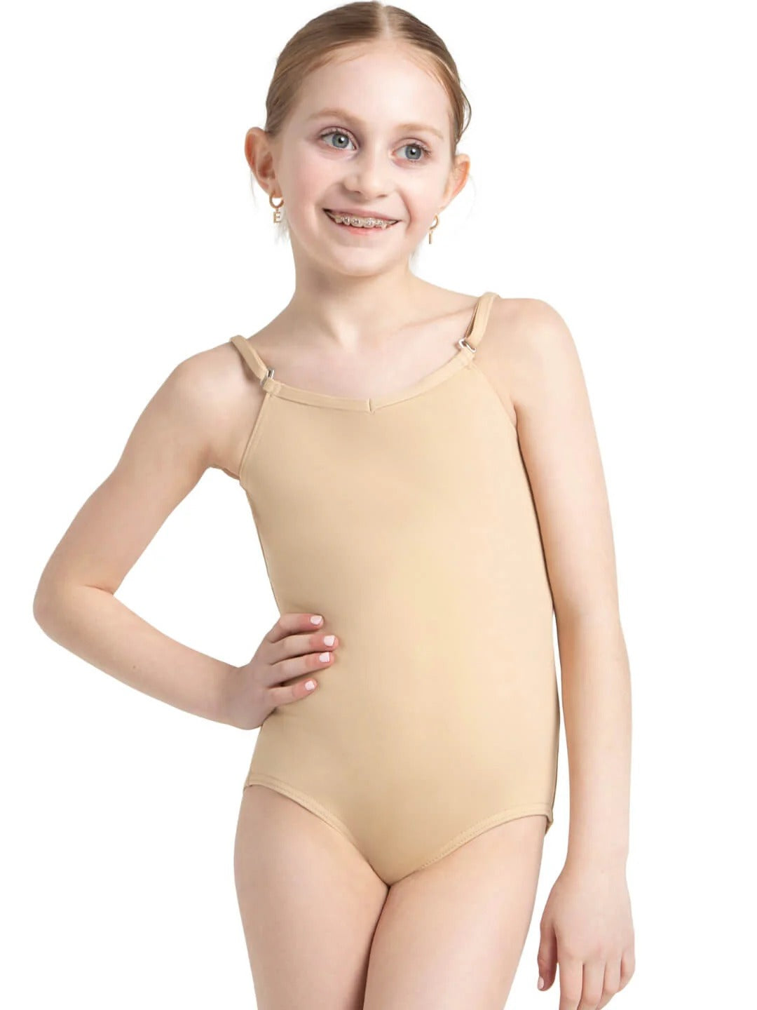 CAPEZIO TB1420C GIRLS ADJUSTABLE STRAPS CAMISOLE LEOTARD