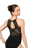 MIRELLA M3120LM LACE HALTER LEOTARD