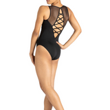 WOMEN SIENNA ZIPPER FRONT TANK LEOTARD-DANSHUZ