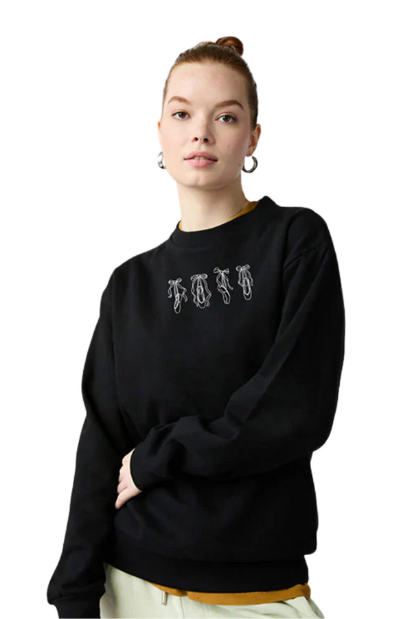 COVET DANCE 4PT-SS FOUR POINTES CREWNECK SWEATSHIRT