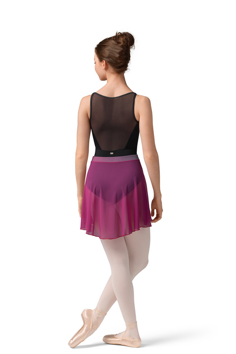 MIRELLA MS10001 WOMEN PRINTED MESH PULL ON SKIRT