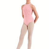 BLOCH CL40016 GIRLS FLORAL HALTER LEOTARD - The Dance Shoppe