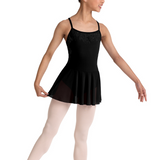 BLOCH CL70003 GIRLS EMBROIDERED SKIRTED CAMISOLE LEOTARD