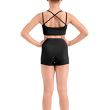 MIRELLA M30021C GIRLS BACK CROP TOP - The Dance Shoppe