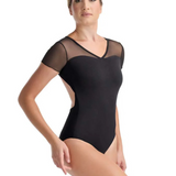BALLET ROSA MONIA WOMEN OPEN BACK V-FRONT CAP SLEEVE LEOTARD