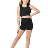 HI-WAIST BOOTY SHORT LENGTH-DANSHUZ