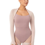 INTERMEZZO 6619 WOMEN DARCY LONG SLEEVE WARM-UP SWEATER