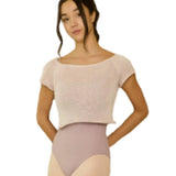 INTERMEZZO 6672 WOMEN HARINI SHORT SLEEVE CROP TOP