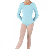 BLOCH CL5409 GIRLS BASIC LONG SLEEVE LEOTARD
