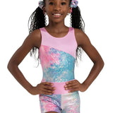 CAPEZIO 12306C GIRLS UNICORN DISCO SHIMMER SHORT