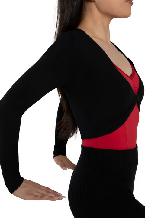 CAPEZIO CK11001W WOMEN HARMONIE CROPPED PINCH SWEATER