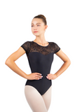 BALLET ROSA FOSETTE WOMEN CAP SLEEVE CIRCLE BACK LEOTARD