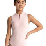 CAPEZIO 12002C GIRLS ZIP FRONT OPEN BACK TANK LEOTARD