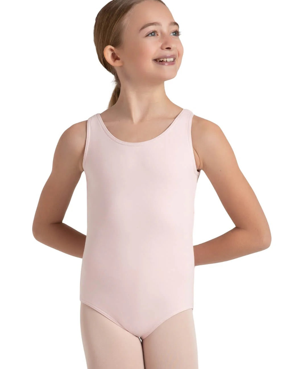 CAPEZIO CC201C GIRLS HIGH NECK TANK LEOTARD