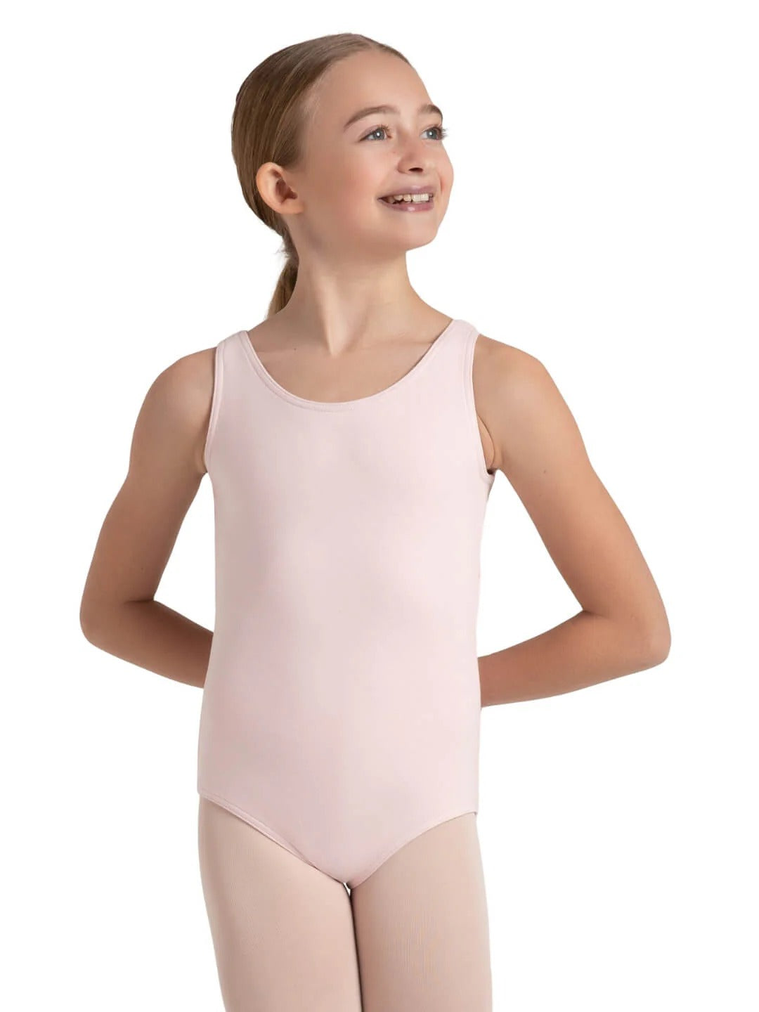 CAPEZIO CC201C GIRLS HIGH NECK TANK LEOTARD