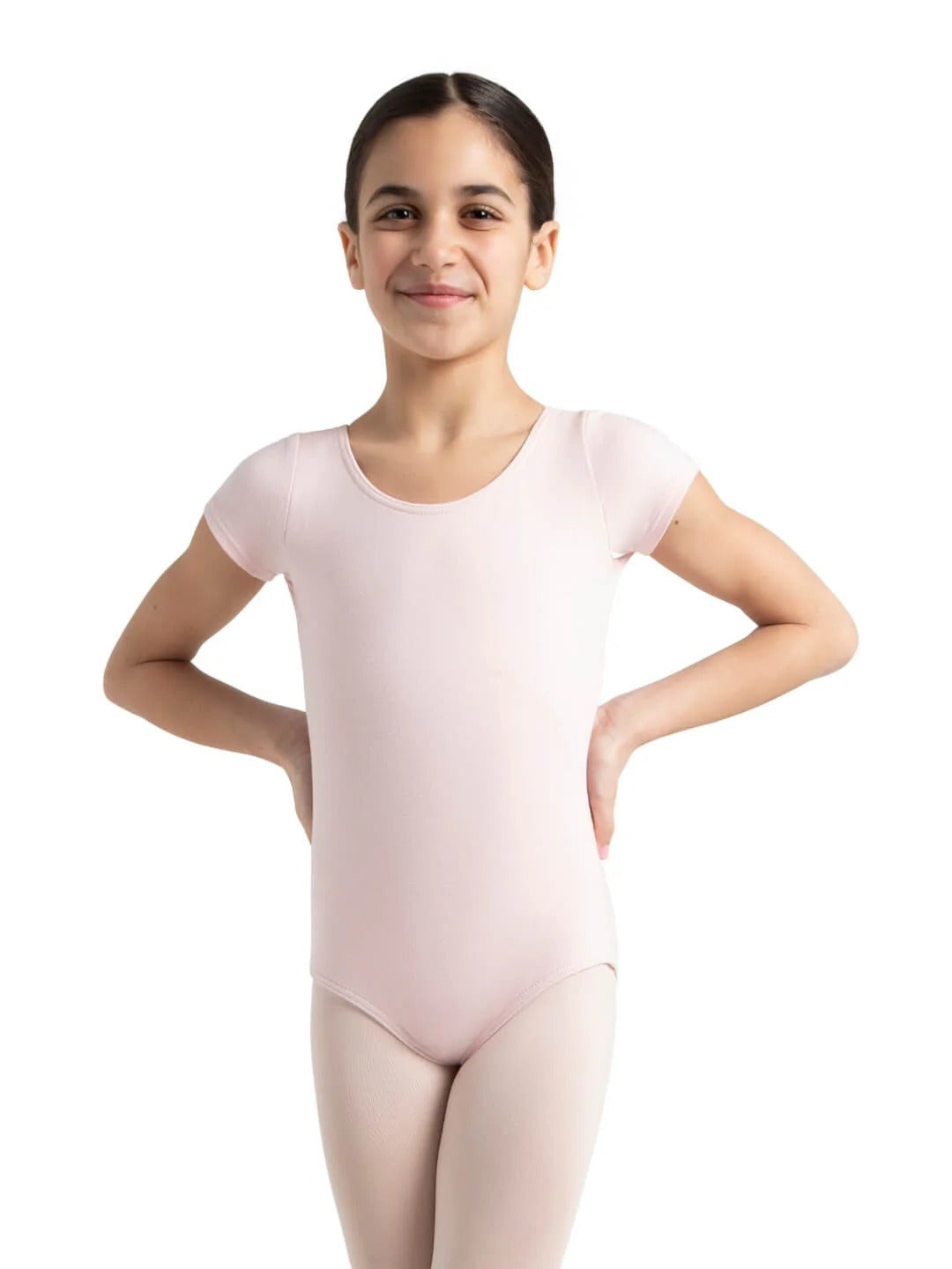 CAPEZIO CC400C GIRLS SHORT SLEEVE LEOTARD