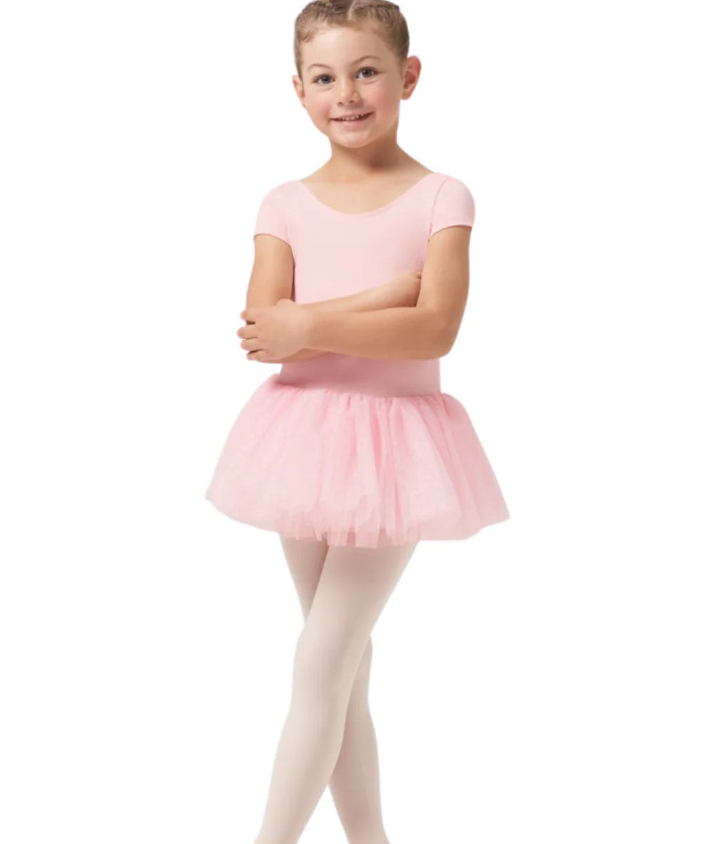 GIRLS CAP SLEEVE TUTU DRESS- BLOCH