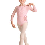 BLOCH CZ300126 GIRLS L/S WRAP TOP