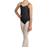 MIRELLA M1248C GIRLS V-NECK CAMISOLE LEOTARD