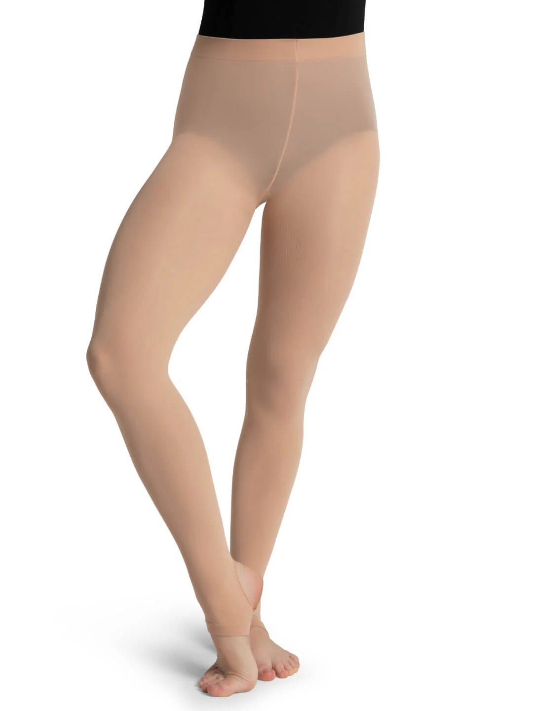 CAPEZIO 1961 SELF KNIT WAIST STIRRUP TIGHTS
