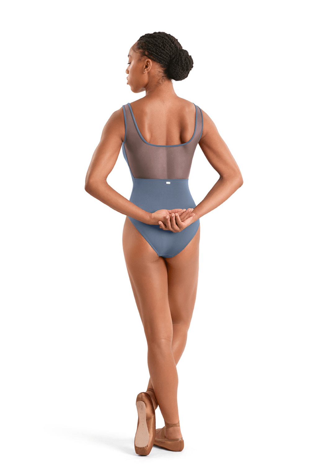 MIRELLA M50005LM WOMEN BACK MESH TANK LEOTARD - The Dance Shoppe