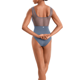MIRELLA M50005LM WOMEN BACK MESH TANK LEOTARD - The Dance Shoppe